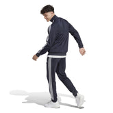 Adidas trainingspak 3 strepen tricot track navy
